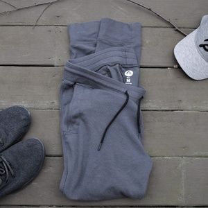 Men's M American Giant Grey Track Pants (USA Made)